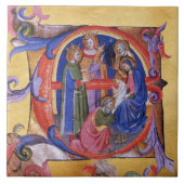 CARREAU ADORATION OF MAGI NATIVITY CHRISTMAS PARCHMENT (Devant)