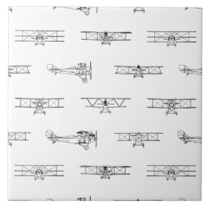 Carreau Aéronefs Vintages - COULEUR SUR MESURE