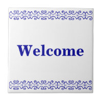 Affiche de bienvenue victorienne