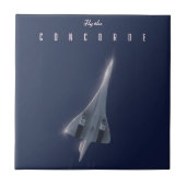 Carreau Affiche de voyage Fly The Concorde (Devant)