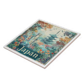 Carreau Affiche de voyage Japon (Côté)