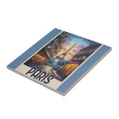 Carreau Affiche de voyage Paris (Côté)