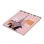 Carreau Affiche De Voyage Pour Allegheny Airlines À Boston (Côté)