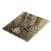 Carreau Affiche du navire géant du calmar de Kraken (Côté)