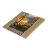 Carreau Affiche italienne Riviera Europe Italy Travel (Côté)