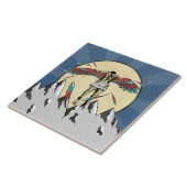 Carreau Affiche rétro Icarus (Côté)