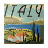 Carreau Affiche vintage d'Italie (Devant)