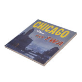 Carreau Affiche Voyage Pour Les Vols Trans World Airlines (Côté)