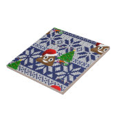 Carreau affreux pull-over de Noël émoji (Côté)