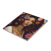 Carreau African American Black Goddess Queen Imaginaire Ar (Côté)