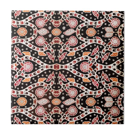 Carreau African Batik Escalade Ivy (Devant)