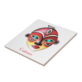 Carreau African Girl Face Mask Thunder_Cove  (Côté)