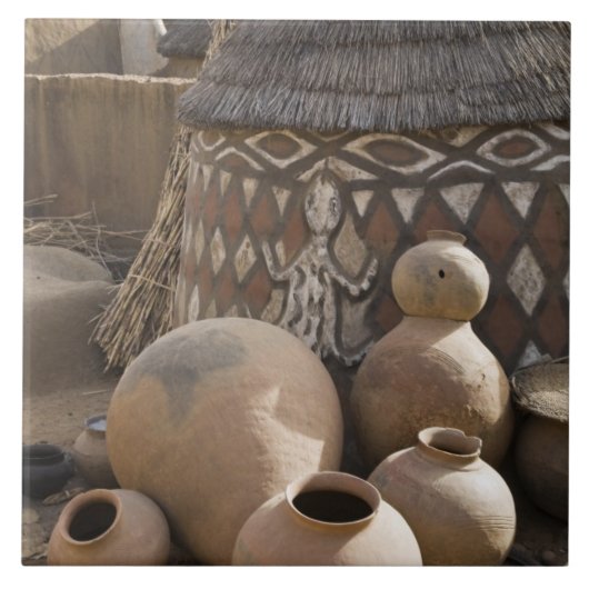 Carreau Afrique, Afrique de l'Ouest, Ghana, Sirigu. Artisa (Devant)