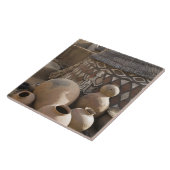 Carreau Afrique, Afrique de l'Ouest, Ghana, Sirigu. Artisa (Côté)