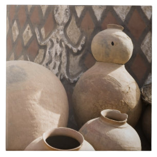 Carreau Afrique, Afrique de l'Ouest, Ghana, Sirigu. Artisa