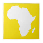 Carreau Afrique Audacieuse Jaune Dorée (Devant)