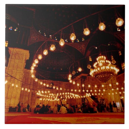 Carreau Afrique, Egypte, Le Caire, La Mosquée Muhammad Ali (Devant)