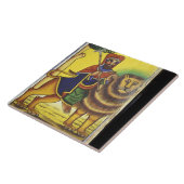 Carreau Afrique, Éthiopie. OEuvre d'art représentant le Li (Côté)