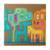 Carreau Afrique ethnique (Devant)