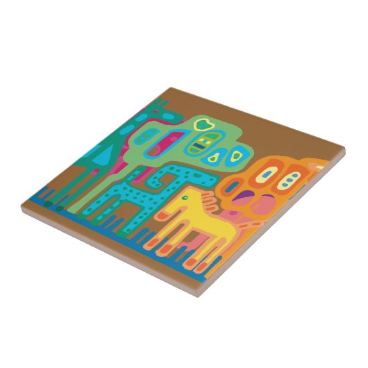 Carreau Afrique ethnique (Côté)