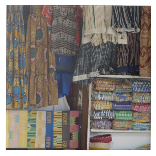 Carreau Afrique, Ghana, Accra. Textile et artisanat d'Accr (Devant)