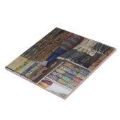 Carreau Afrique, Ghana, Accra. Textile et artisanat d'Accr (Côté)