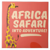 Carreau Afrique Safari dans l'aventure ! (Devant)