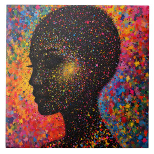 Carreau Afro Nebula Whisper – Célébration de l'Histoire No