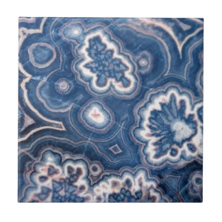 Carreau Agate bleue
