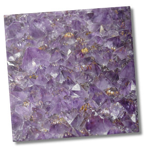 Carreau Agate Purple Crystal