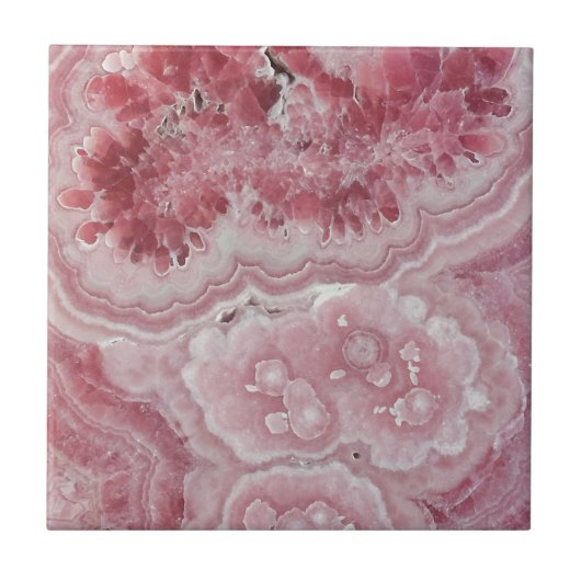 Carreau Agate rose moderne tendance (Devant)