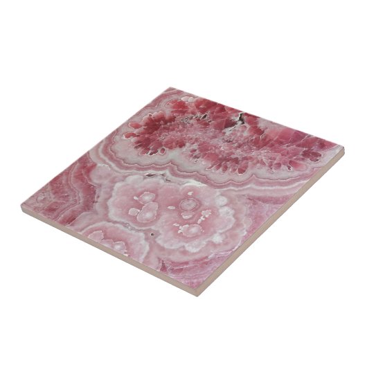Carreau Agate rose moderne tendance (Côté)