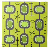 Carreau Âge de l'espace Art géométrique Chartreuse Vert (Devant)