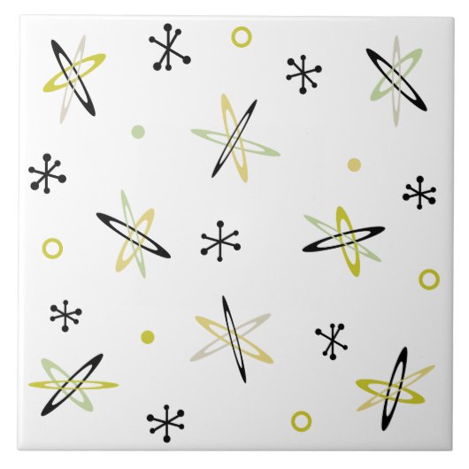 Carreau Âge de l'espace de l'ère atomique (Devant)