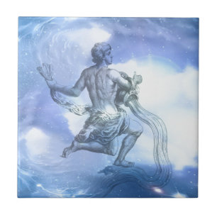 Carreau Âge de zodiaque de Verseau