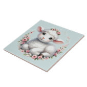 Carreau Agneau mignon avec la couronne florale (Côté)