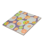 Carreau Agréable agrumes colorés l pourpre (Côté)