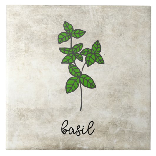 Carreau Agritourisme de Basil aux herbes rustiques (Devant)