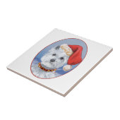 Carreau Aide du Père Noël Westie (Côté)