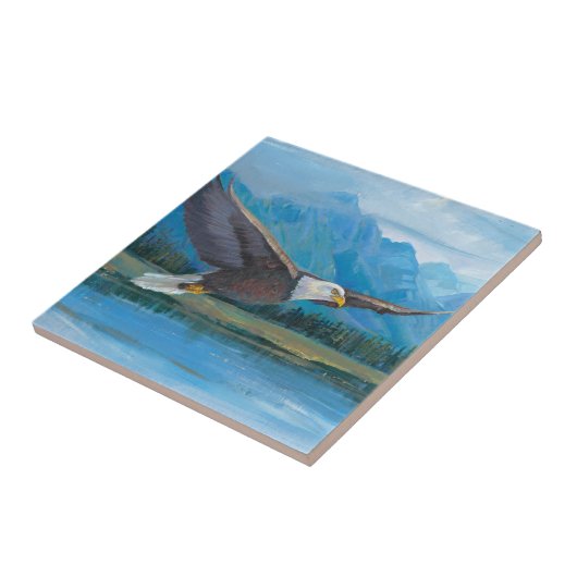 Carreau Aigle à tête blanche (Côté)