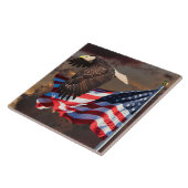 CARREAU AIGLE ET DRAPEAU (Côté)