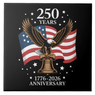 Carreau Aigle et Drapeau 250 Ans d'Amérique 1776-2026