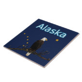 Carreau Aigle Et Drapeau De L'Alaska (Côté)