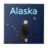 Carreau Aigle Et Drapeau De L'Alaska (Devant)