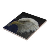Carreau Aigle et drapeau patriotiques (Côté)