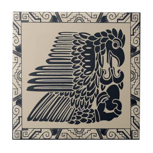 Carreau Aigle Inca avec Nouvelle Vie (Devant)