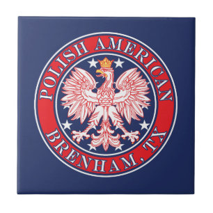 Carreau Aigle polonaise américaine de Brenham Texas