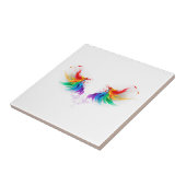 Carreau Ailes arc-en-ciel douces (Côté)
