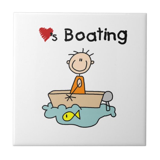Carreau Aime le bateau (Devant)