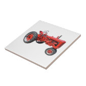 Carreau Aimez ces vieux tracteurs rouges (Côté)